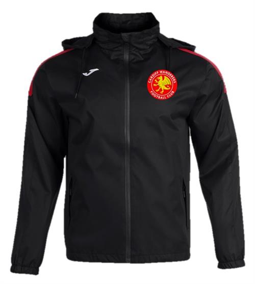 Cardiff Wanderers Unisex waterproof training jacket WITH ZIP POCKETS